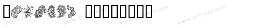 Paisley II字体转换